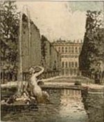 Schönbrunn - Vienna<br>Miniature Etching