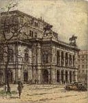 Opera House - Vienna<br>Miniature Etching