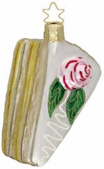 Slice of Love<br>Wedding Cake Ornament