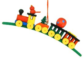 Train with Toys<br>Ulbricht Ornament
