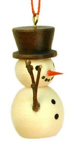 Natural Snowman<br>Ulbricht Ornament
