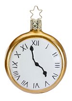 Teatime! - Clock<br>Inge-glas Ornament