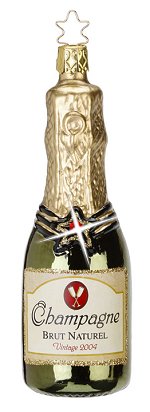 Champagne - Brut<br>Inge-glas Ornament