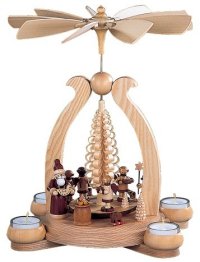 Müller Natural Santa<br> Tea Light Pyramid