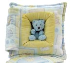 Baby Boy - Blue Bear<br>Peek-A-Boo Pillow - Small