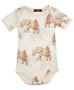 Tutu Elephant Bamboo<br>Short Sleeve One Piece