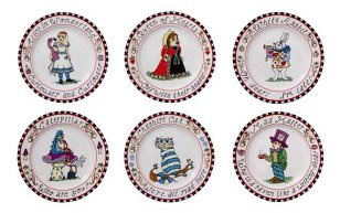 Alice in Wonderland<br>6 Plate Assortment