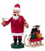 Santa with Sleigh Smoker