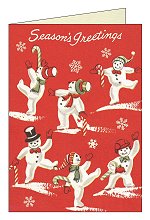 Holiday Snowmen<br>Boxed Cards by Cavallini 