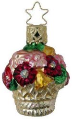 Flower Basket Ornament - Mini Brides