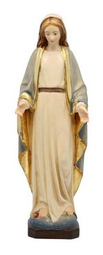 Our Lady of Grace<br>Dolfi Carved Wood Figure