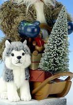Sled & Tree / Husky<br>00/0328 North Pole Santa