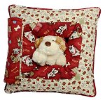 Good Dogs<br>Peek-A-Boo Pillow - Large