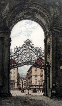 Palace Gate - Vienna<br>by Josef Eidenberger