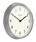 The Spy Clock Brushed Steel<br>design by Newgate